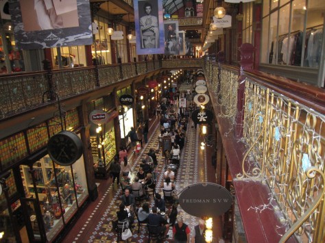 Everything is grand at the Strand, an old-style shopping arcade with tile floors, glistening iron railings and specialty shops that line three levels.