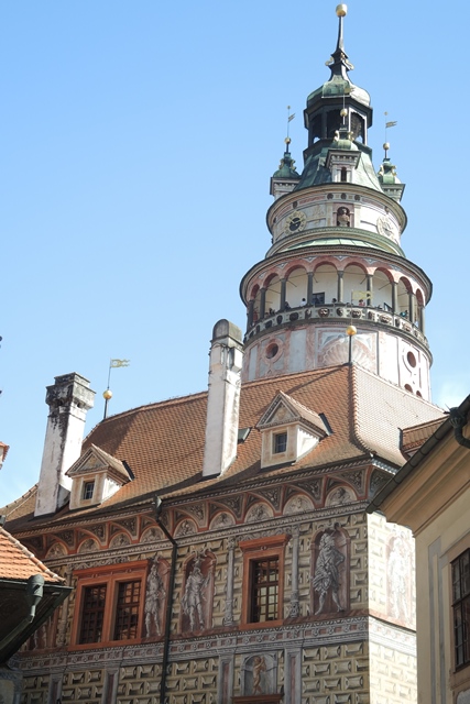 Tower of Cesky Krumlov castle