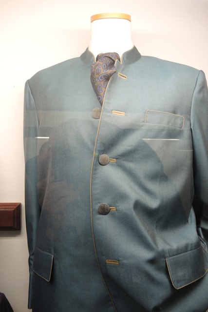 Is that a Nehru collar line in the window display?