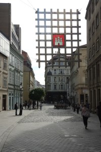 Wide street scene, Bratislava