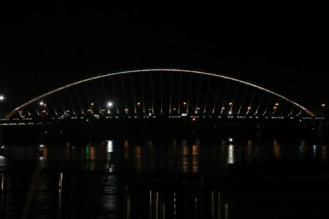 Arced bridge of Bratislava