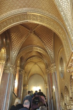 Golden staircase, Budapest Parliament