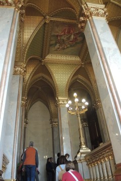 Golden staircase, Budapest Parliament