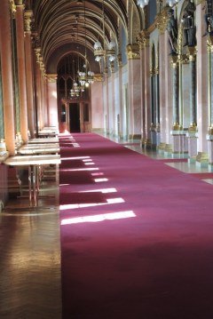 Regal hallway of the Budapest Parliament
