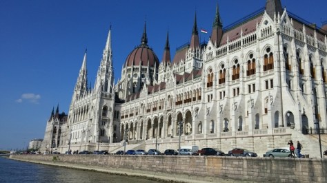 Dock view of Hungarian Parliament