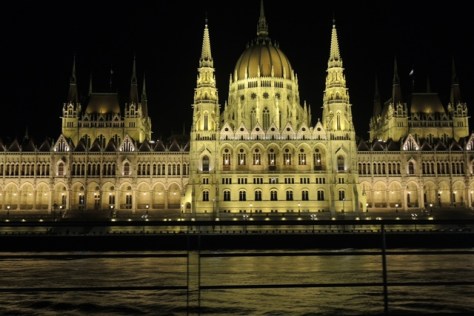 Budapest Parliament at Night