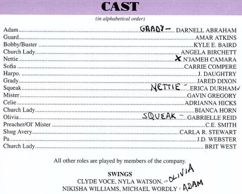 Cast of The Color Purple