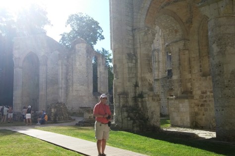 Visiting Jumièges Abbey
