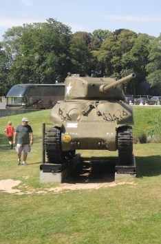 American tank at local Normandy museum
