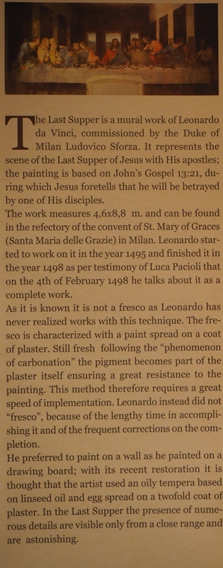 The Last Supper Description