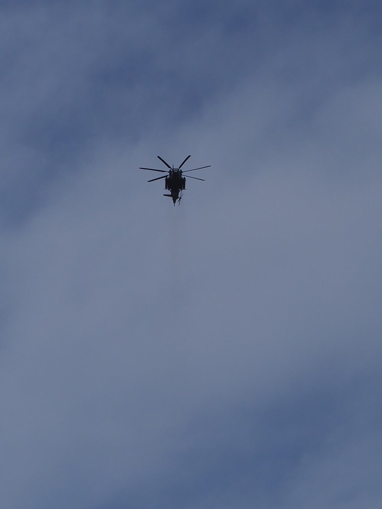 Helicopter in Flight